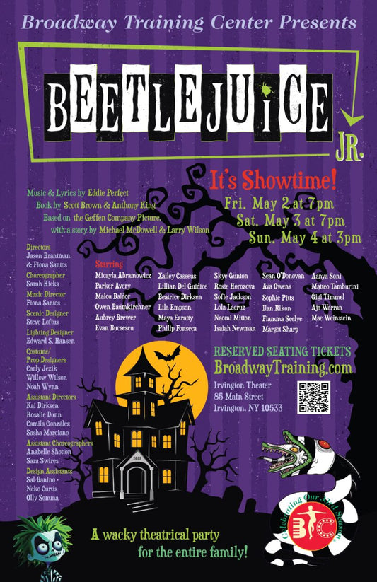 Poster advertising Beetlejuice Jr.