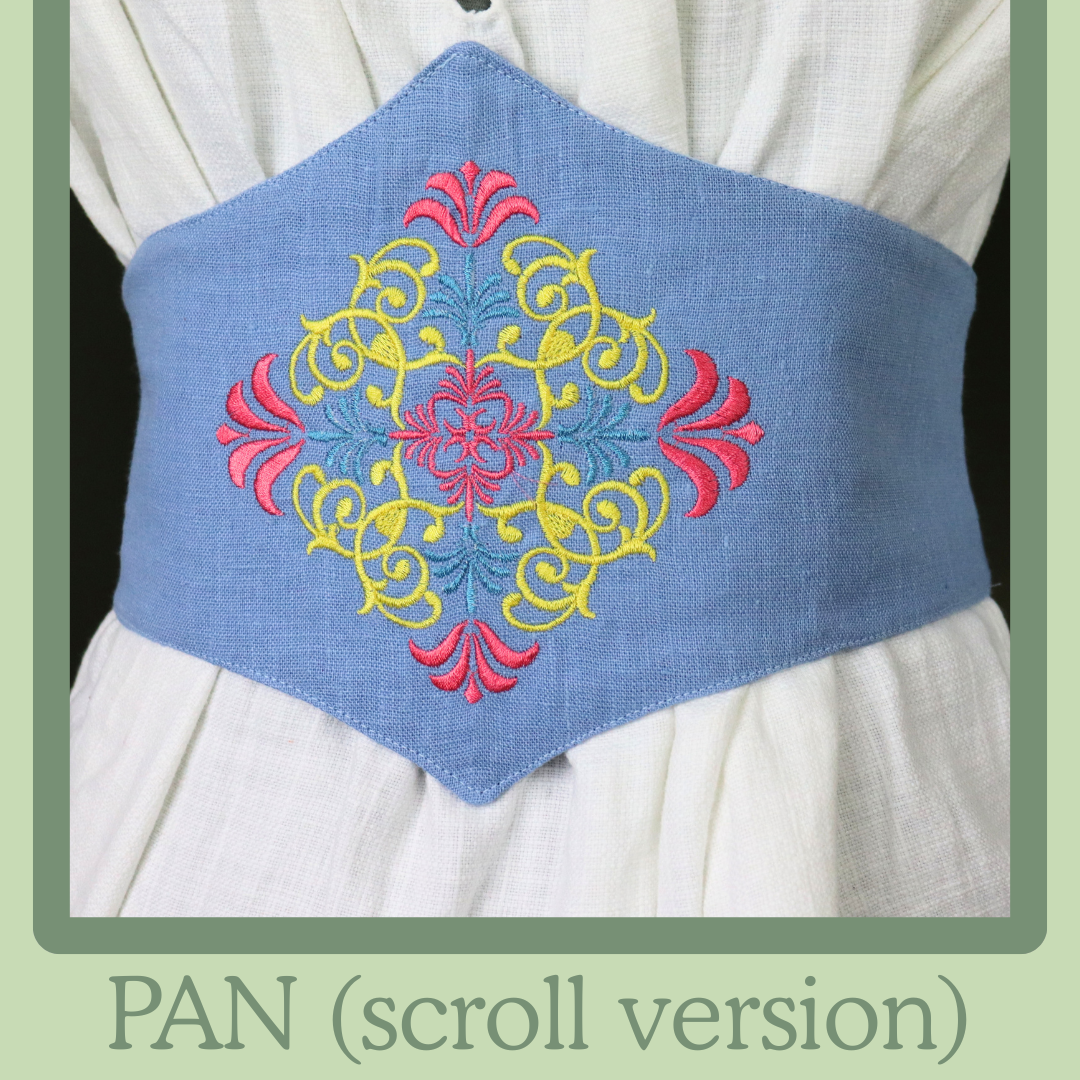 LGBTQ Pride Embroidered Corset Belt