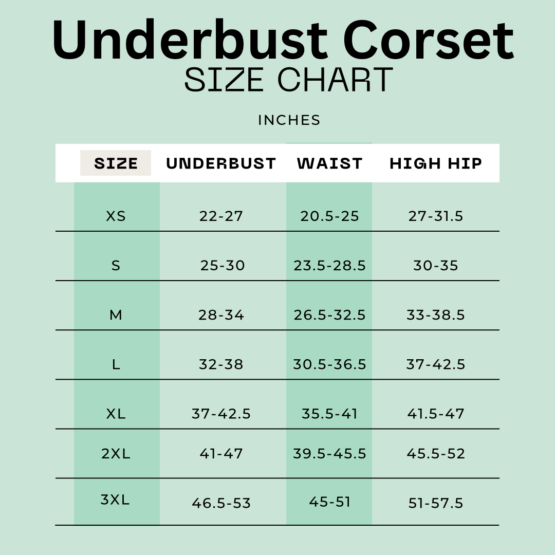 Underbust Corset (poly satin)